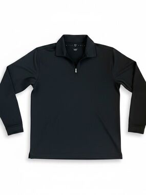Nike Golf Dri-FIT Quarter Zip Pullover Dark Grey Long Sleeve Men's  Large